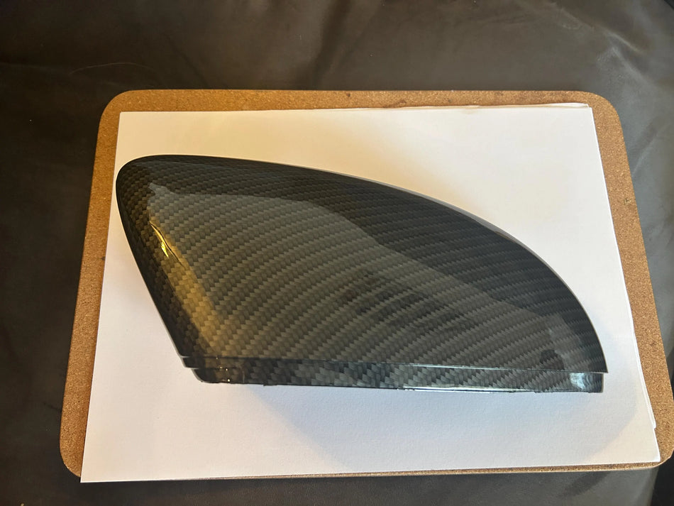 VW Gloss Black Scirocco Passat Beetle Pair Door Side Wing Mirror Cover Caps
